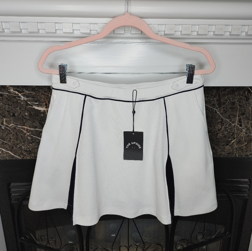 The Upside Courtside Billy Jean Skirt, White L